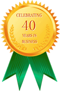 Celebrating 40 Years In Business
